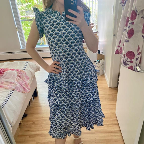 Tiered ruffle dress - Picture 1 of 8